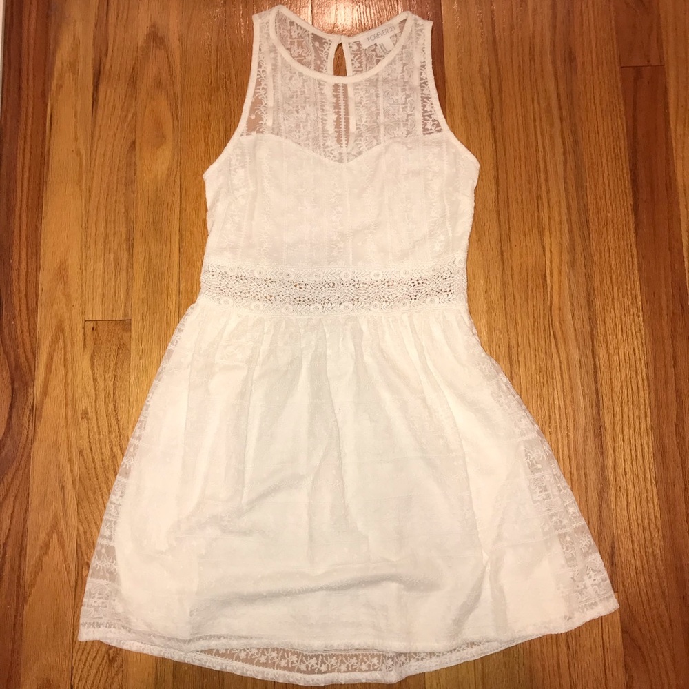 Forever 21 white lace dress